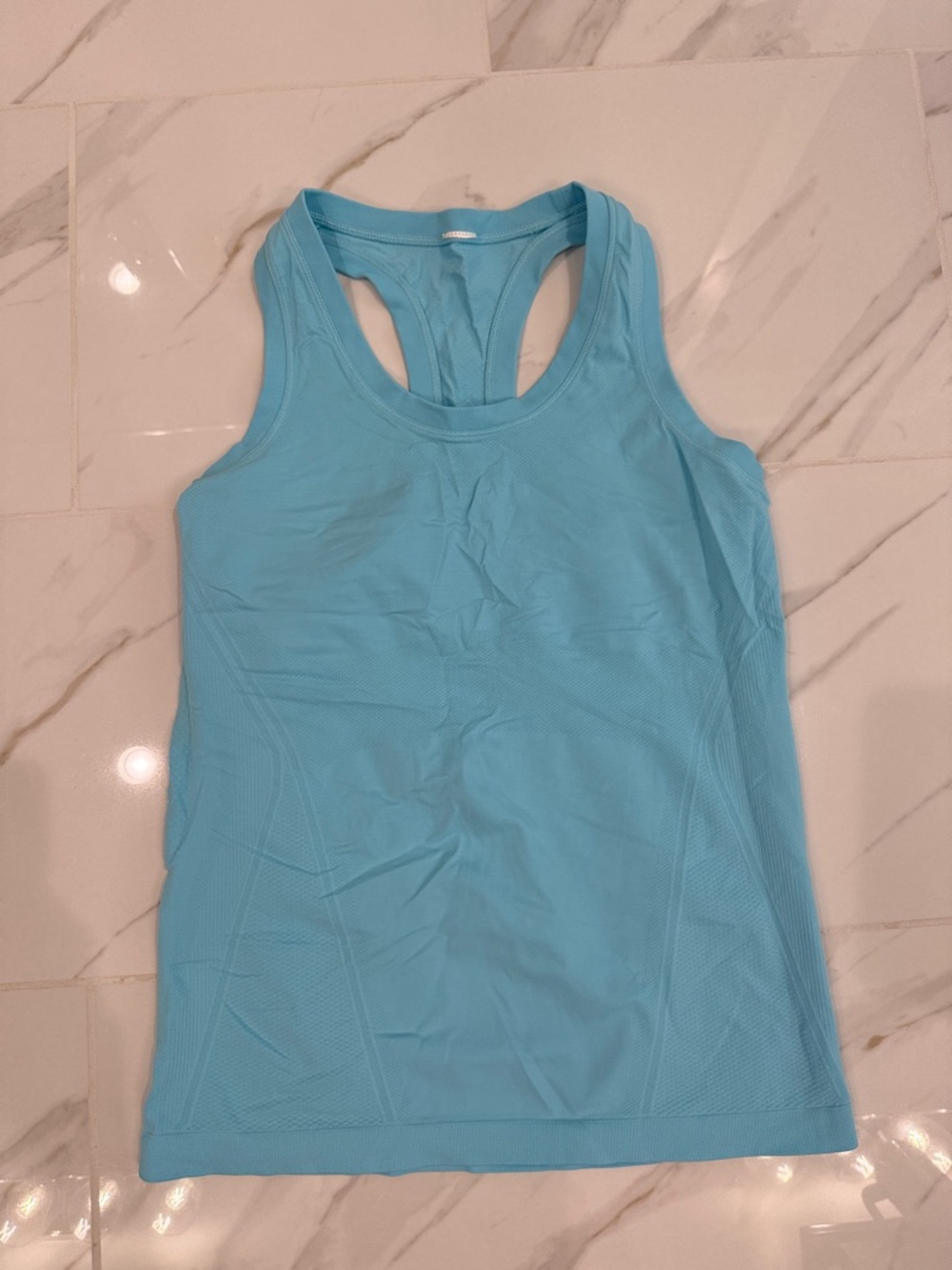 Athleta Sky Blue Racerback Performance Tank